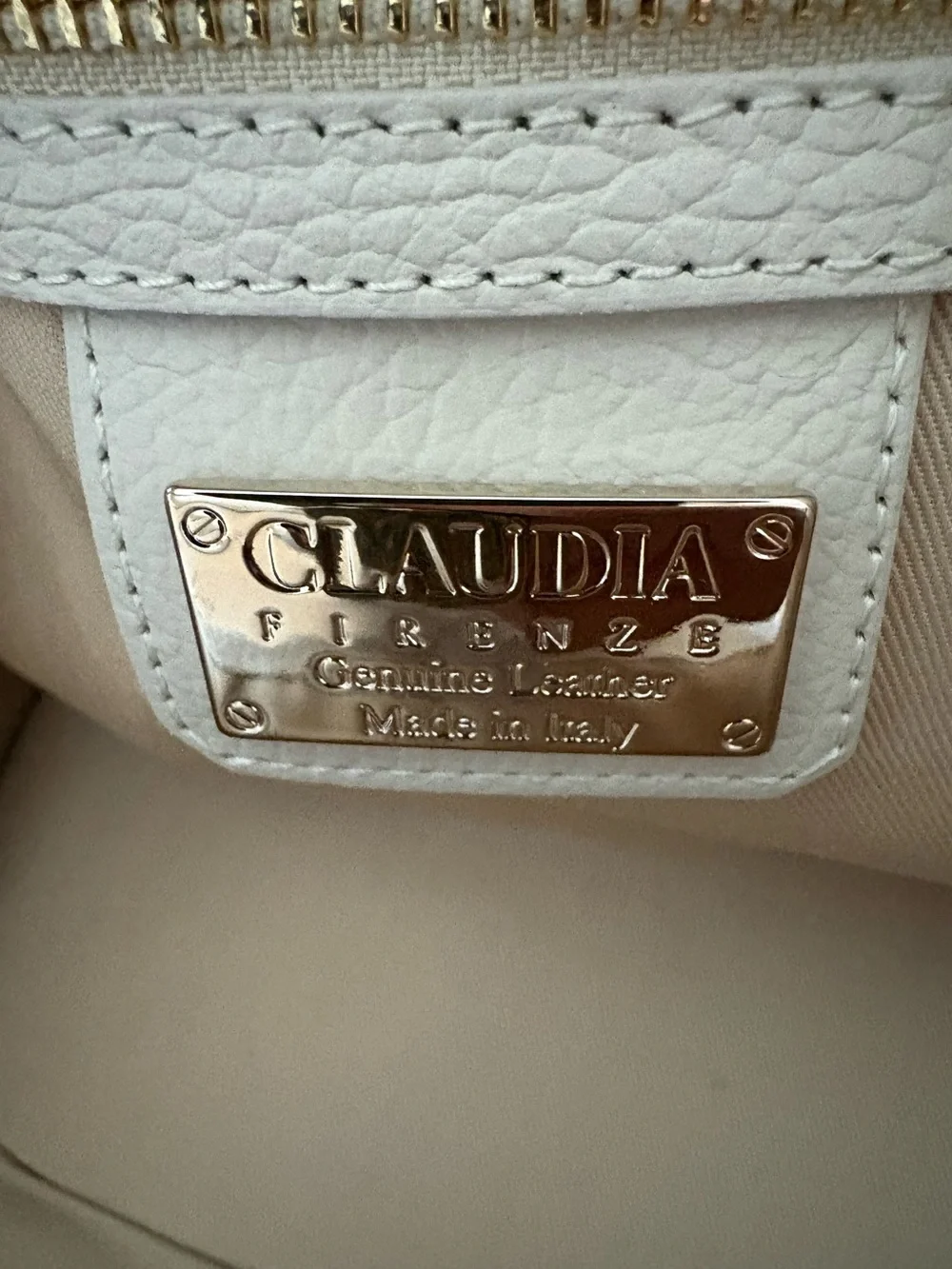 Claudia Firenze Italian Leather Tote Bag